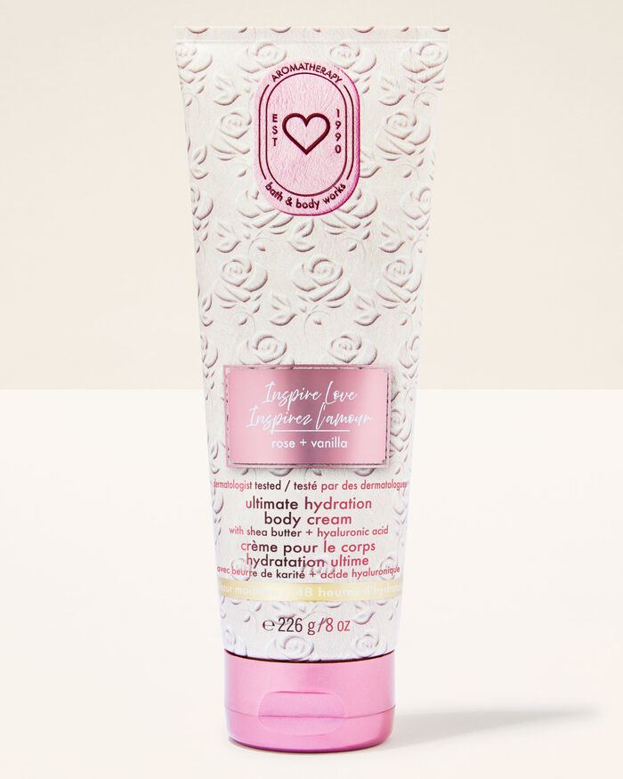 Inspire Love Rose and Vanilla Body Cream