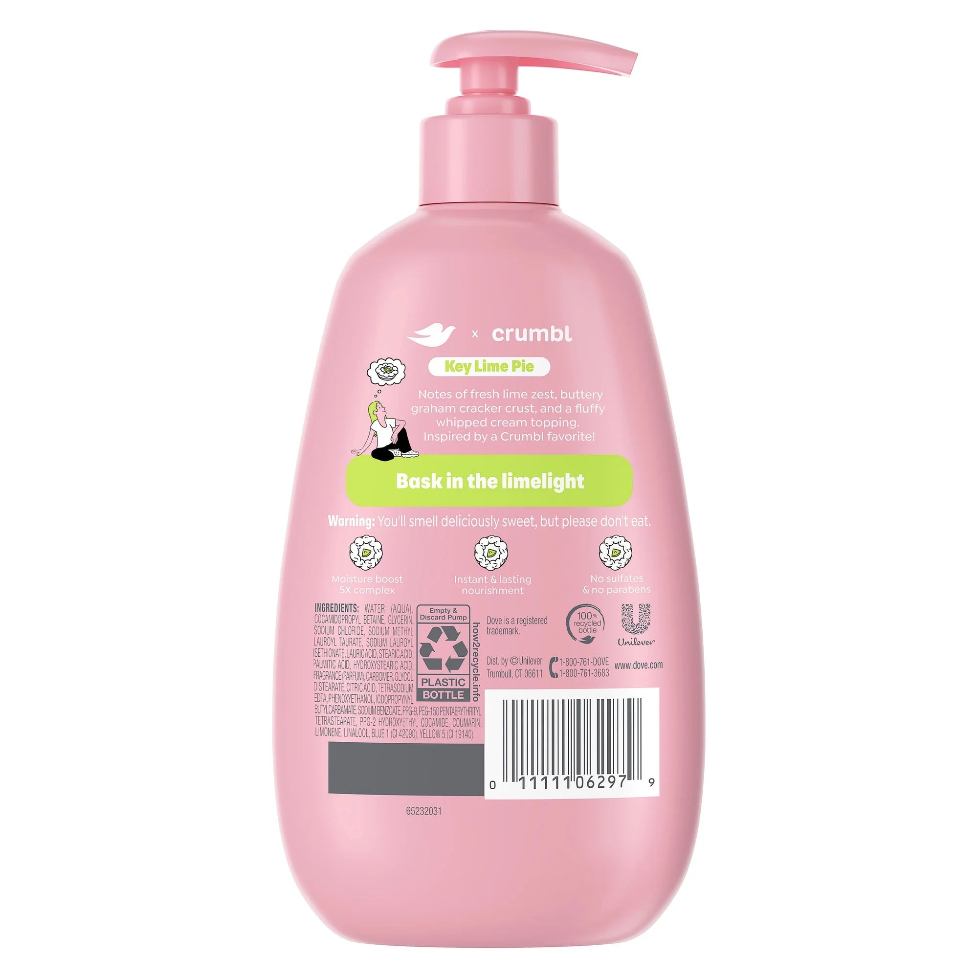 Dove x Crumbl Hand Wash Key Lime Pie