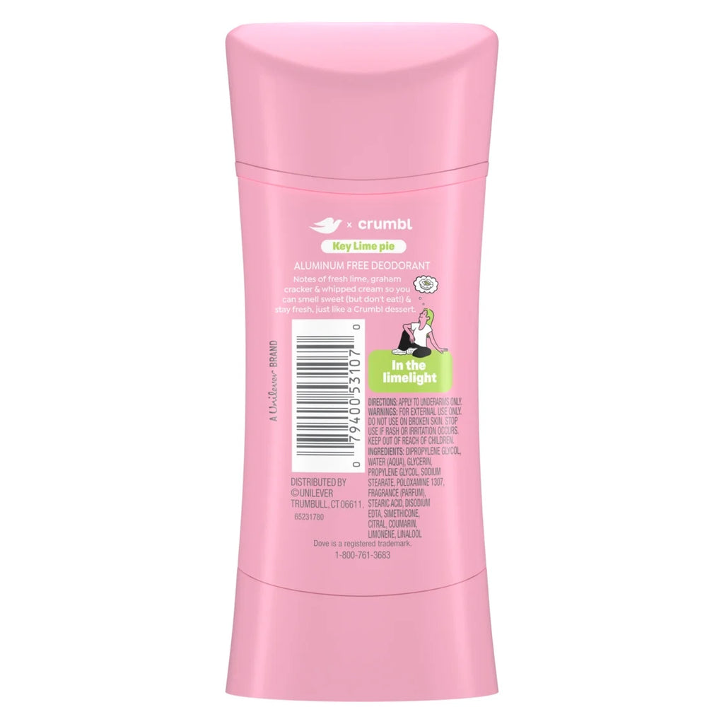 Dove x Crumbl Deodorant Key Lime Pie
