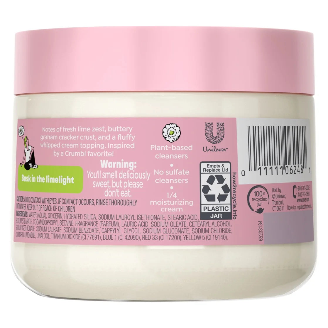 Dove x Crumbl Scrub Key Lime Pie