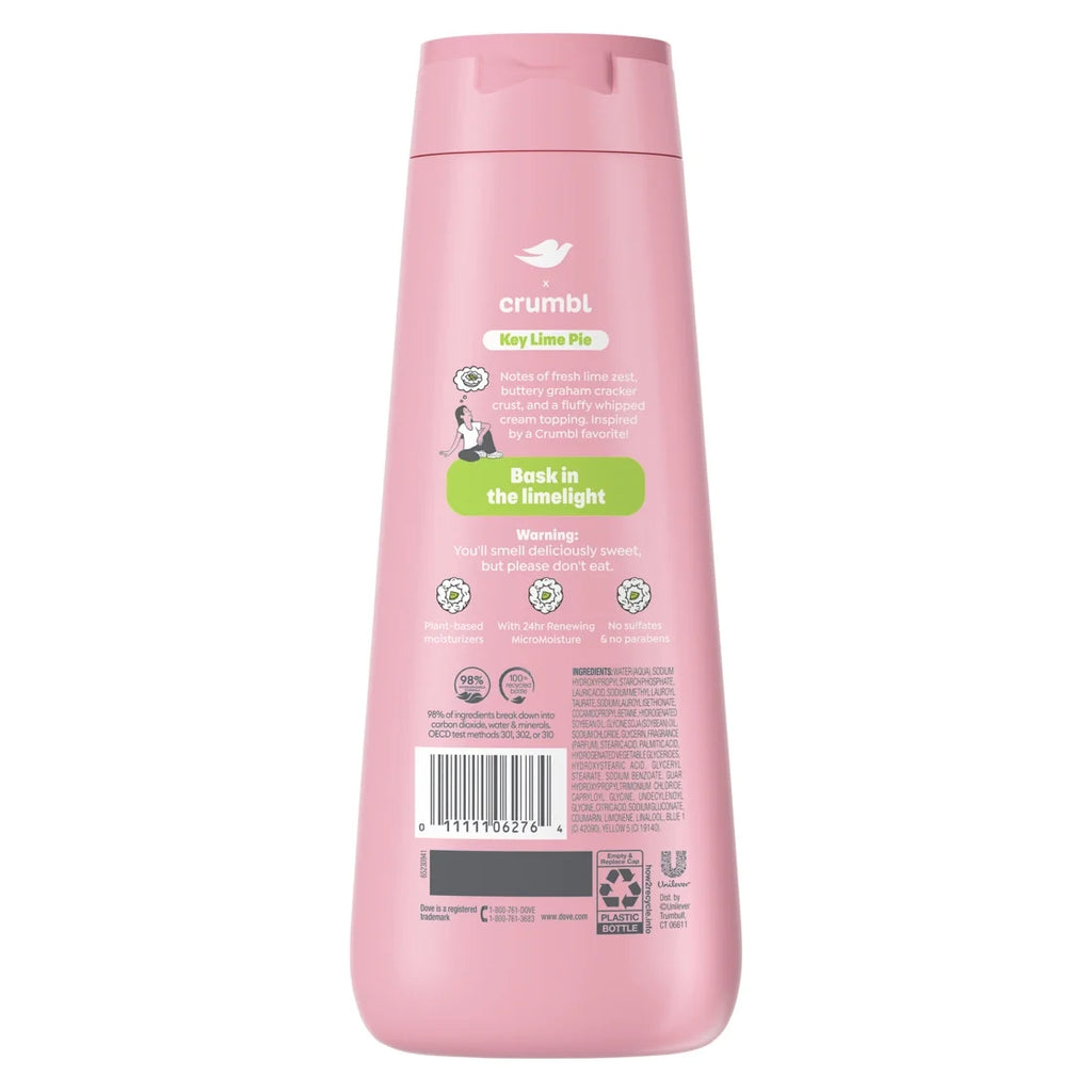 Dove x Crumbl Body Wash Key Lime Pie