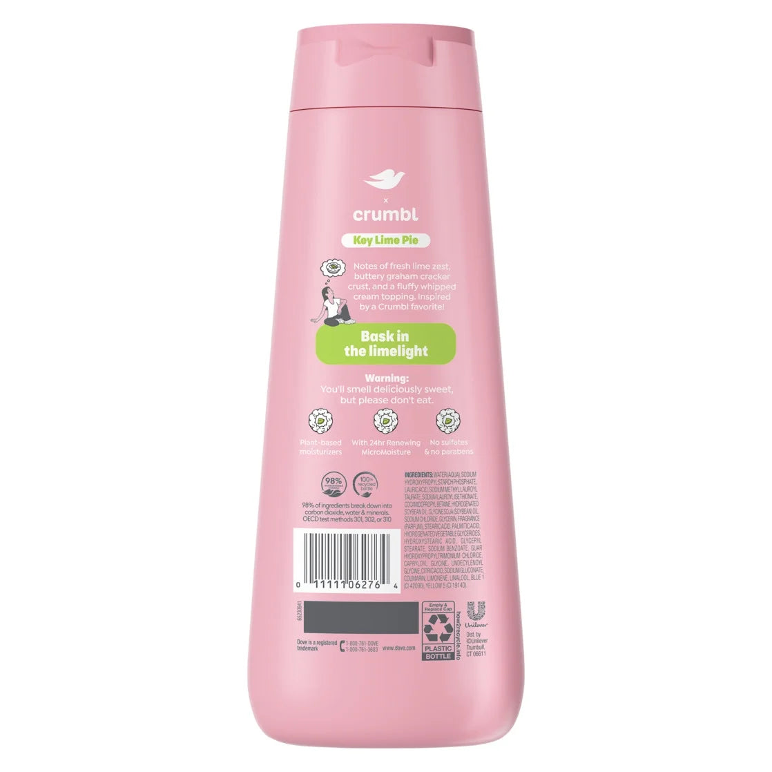 Dove x Crumbl Body Wash Key Lime Pie