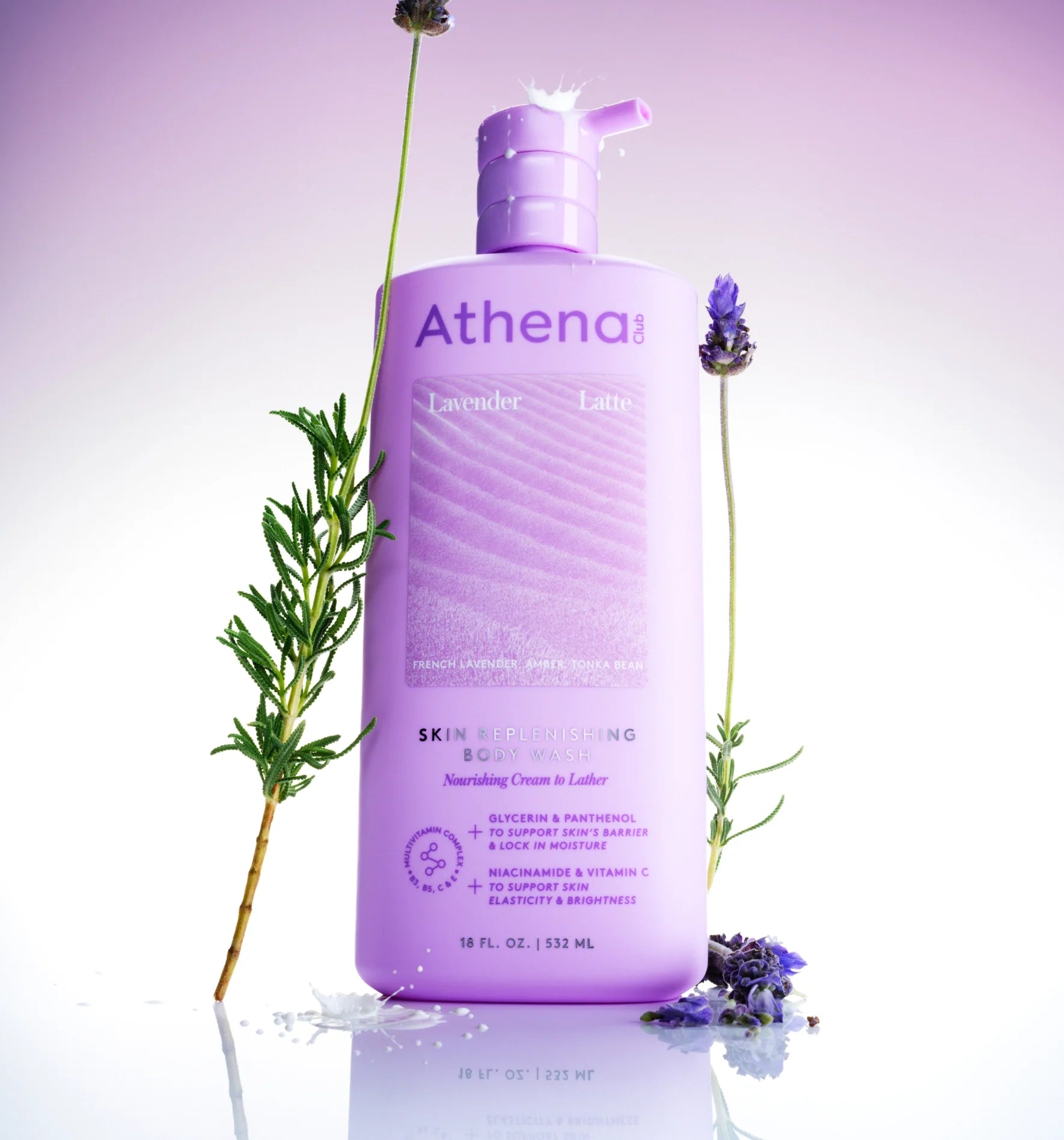 Athena Club Body Wash Lavender Latte