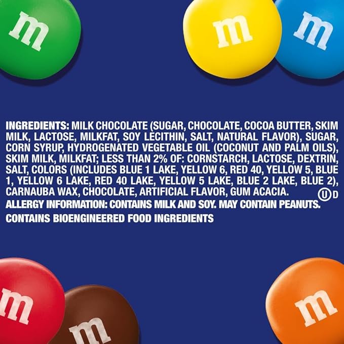 M&M's Candy, Sharing Size, Resealable Caramel Milk Chocolate 9.05 oz