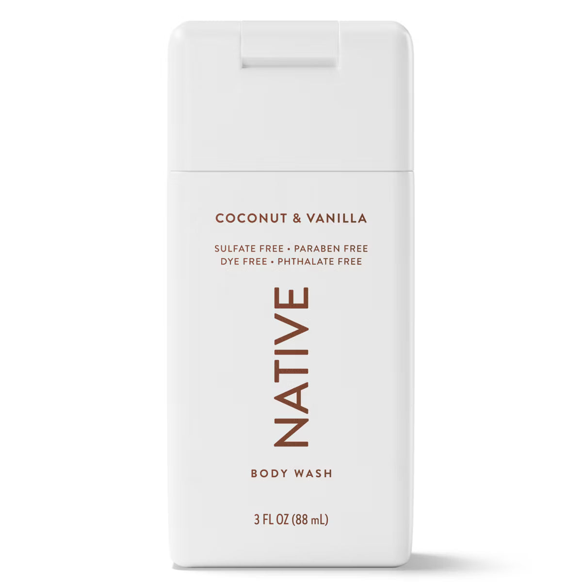 Native Coconut Vanilla Body Wash 3 fl oz