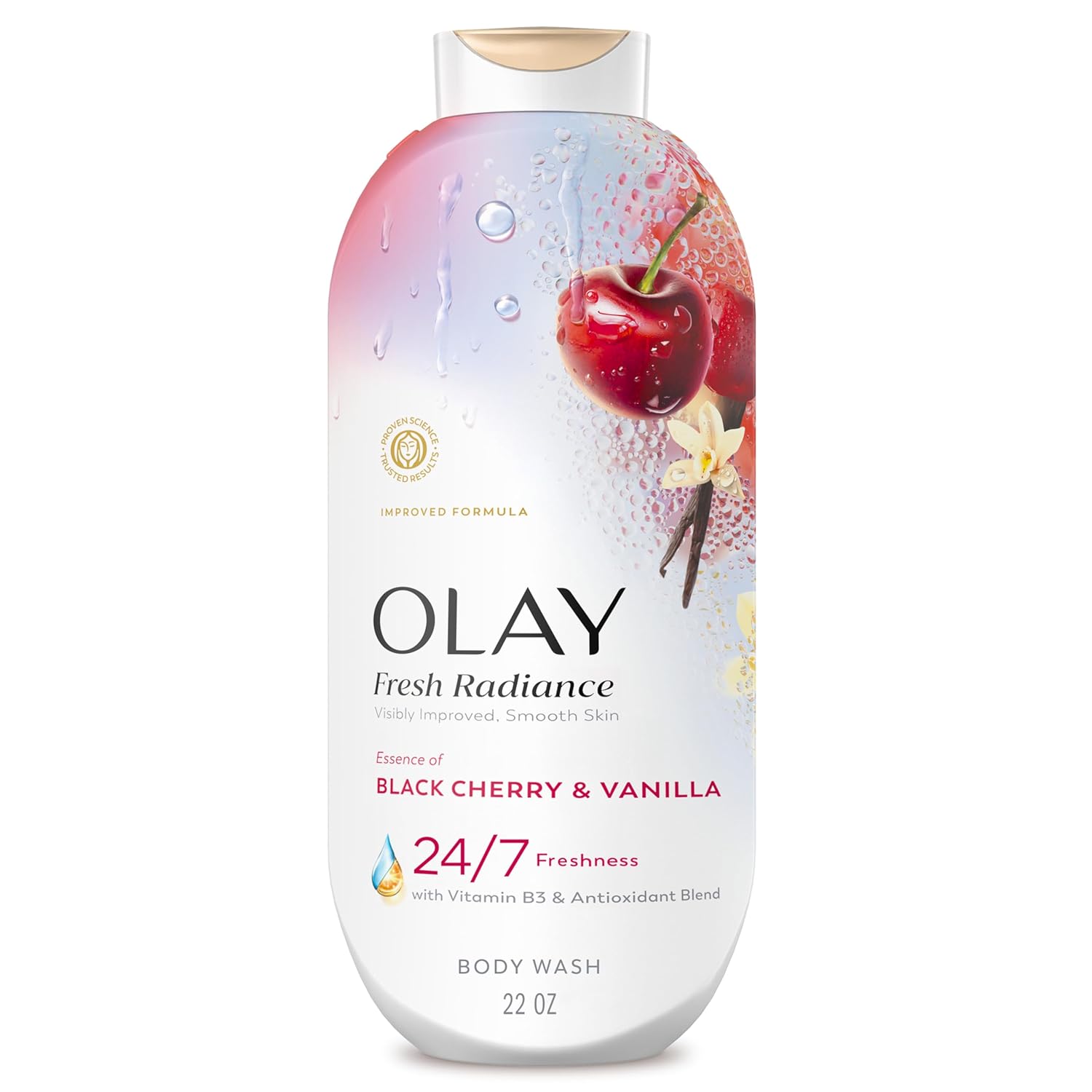 Olay Fresh Radiance Black Cherry and Vanilla Body Wash