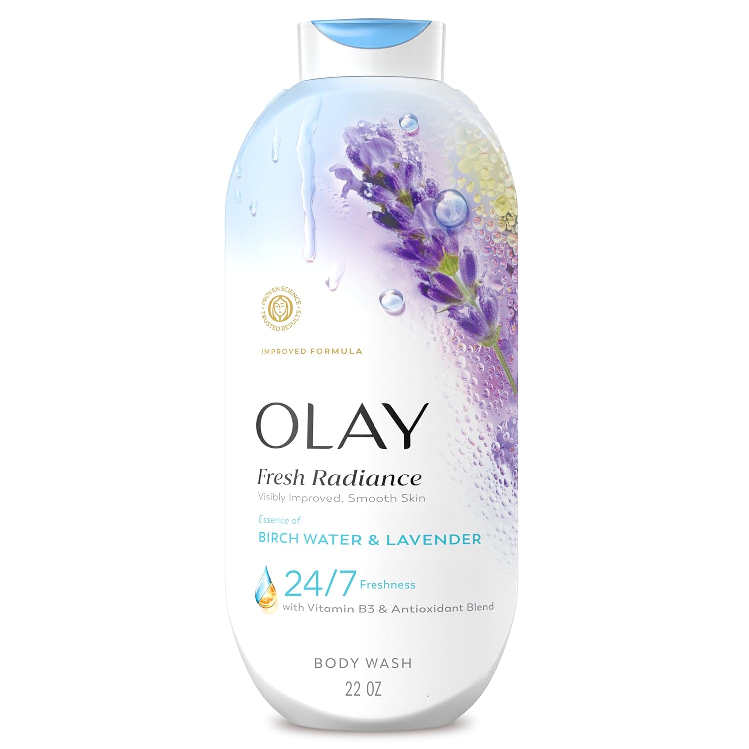 Olay Fresh Radiance Birch Water and Lavender Body Wash