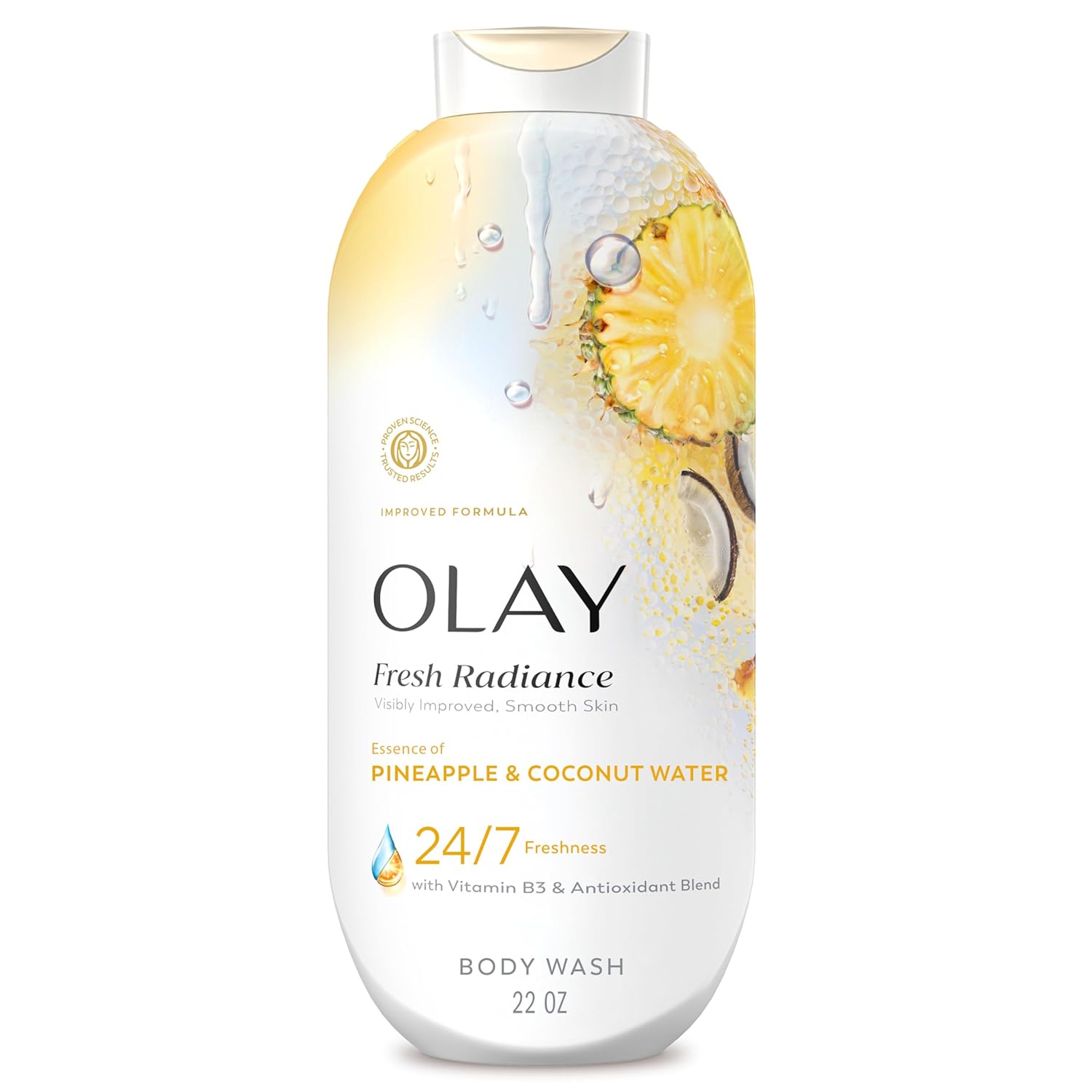Olay Fresh Radiance Pineapple and Coconut Water Body Wash