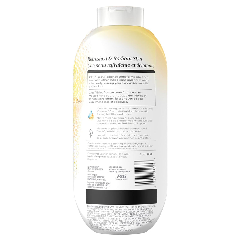 Olay Fresh Radiance Pineapple and Coconut Water Body Wash