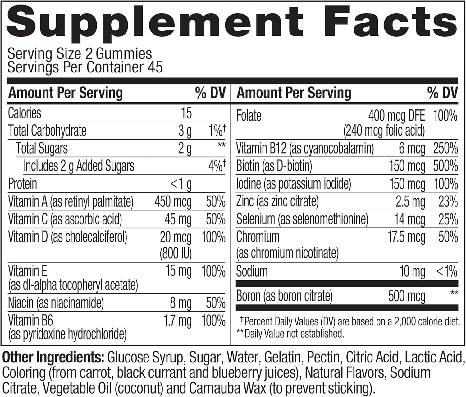 Olly Women's Multivitamin 45 Day Supply