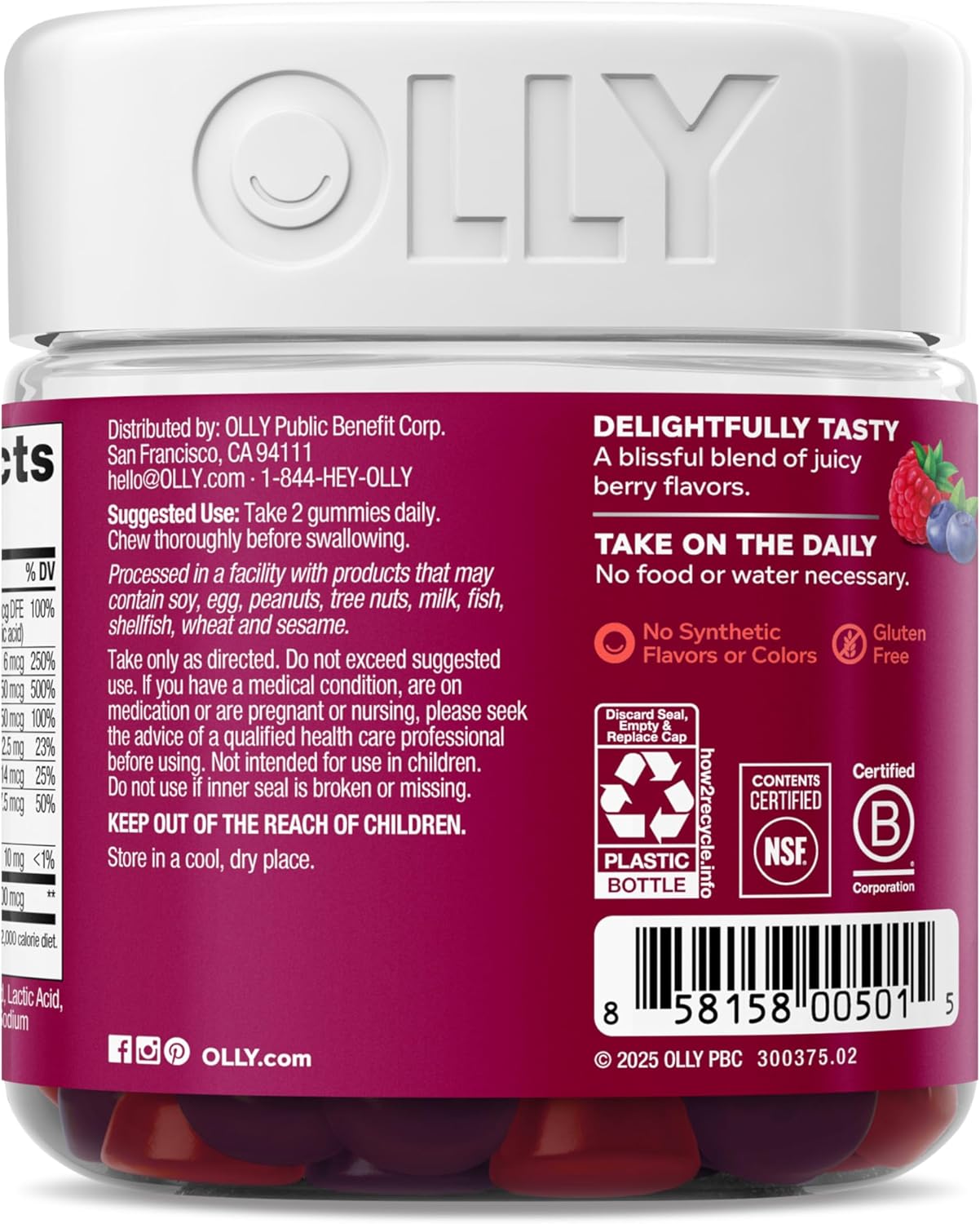 Olly Women's Multivitamin 45 Day Supply