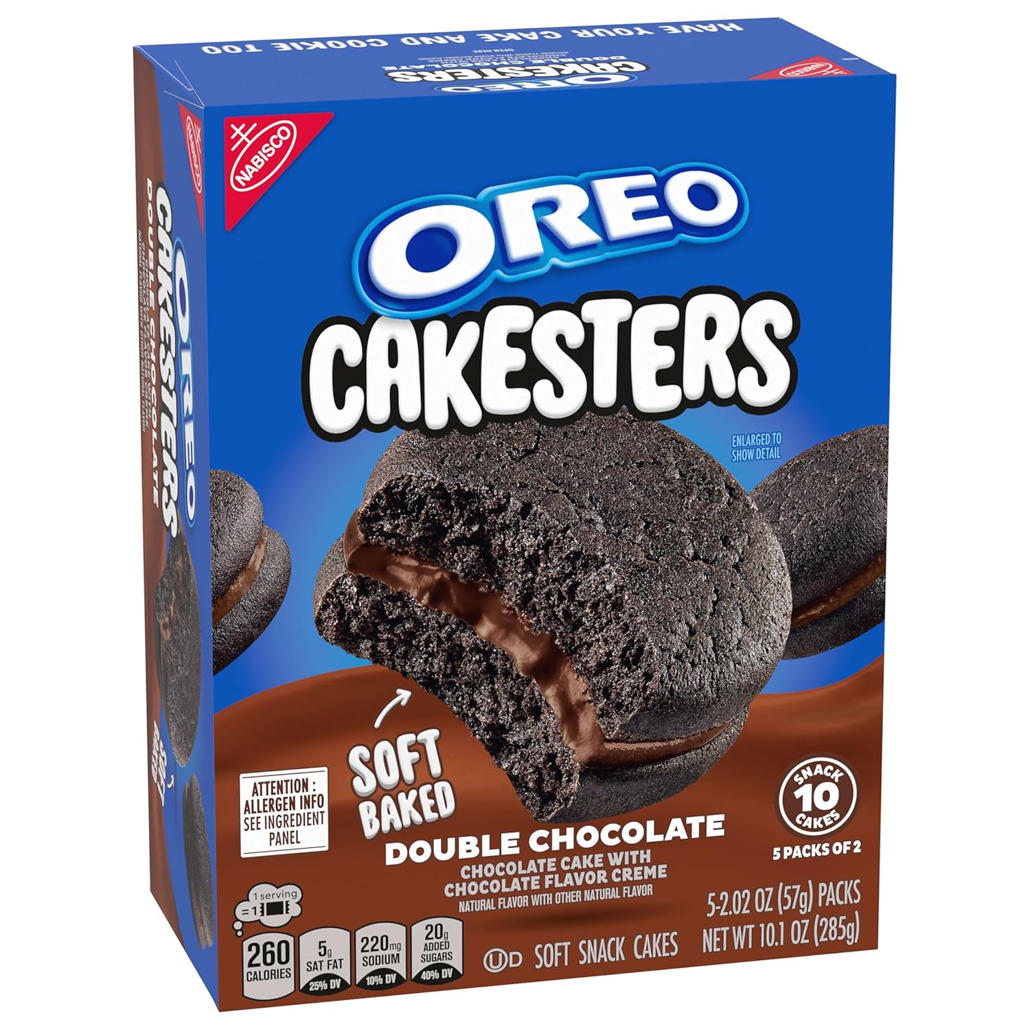 Oreo Cakesters Chocolate (5 x 2-packs)