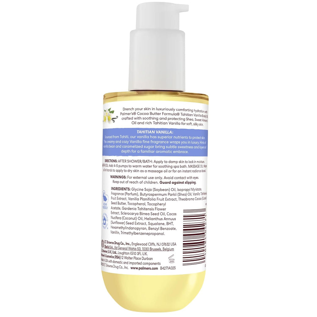 Palmers Body Oil Tahitian Vanilla