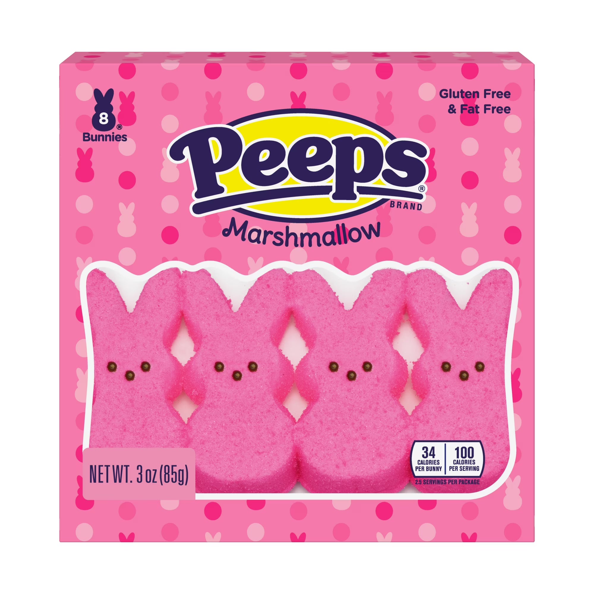 Peeps Pink Bunny Marshmallows (8 count)
