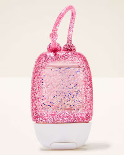 Pink Glitter Pocketbac Holder