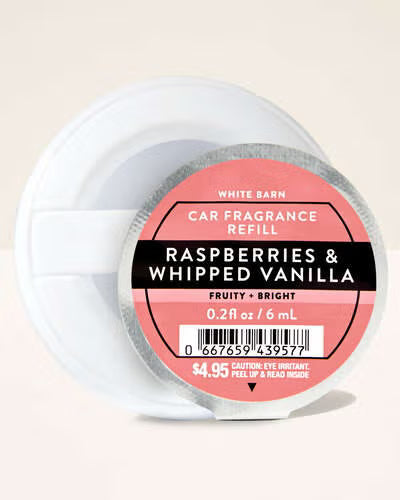 Raspberries and Whipped Vanilla Car Fragrance Refill