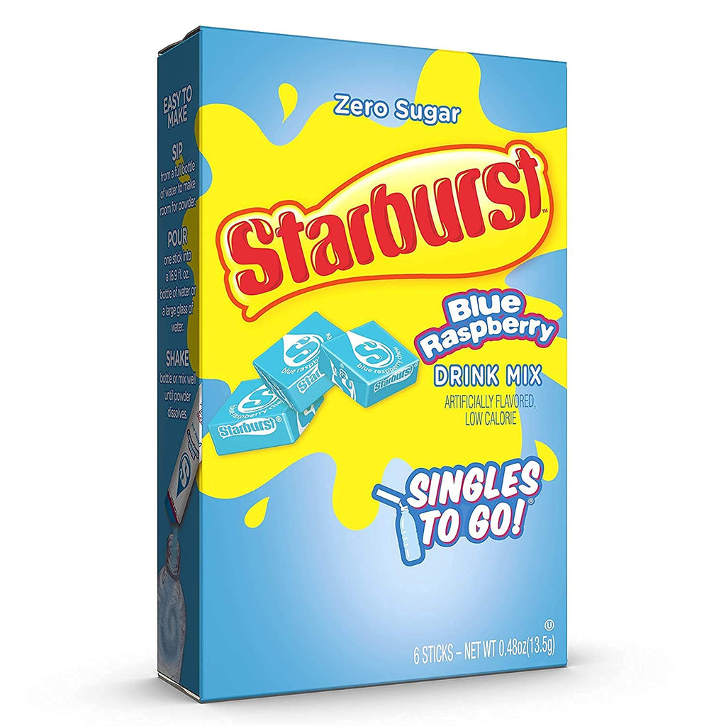 Starburst Drink Mix (6 servings) Blue Raspberry