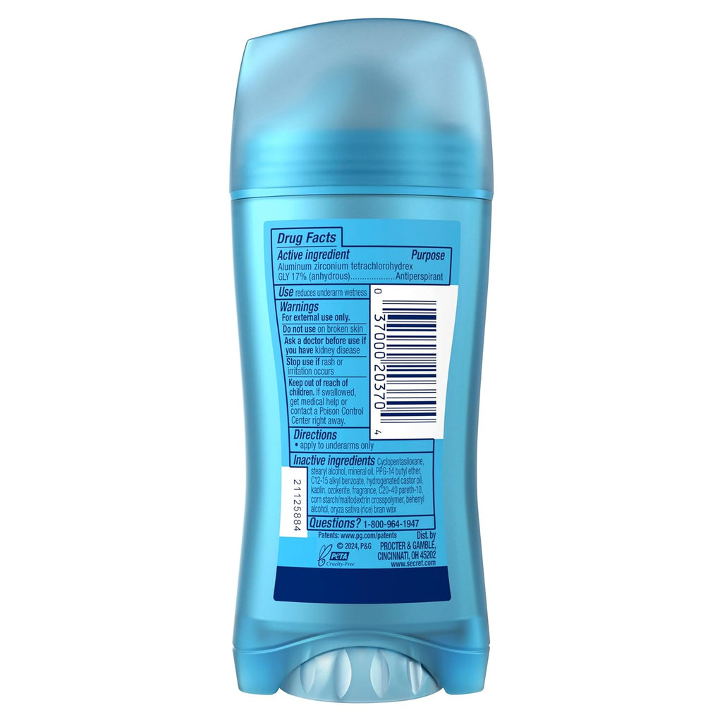 Secret Invisible Solid Antiperspirant and Deodorant Cocoa Butter 2.6 oz