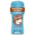 Secret Clear Gel Antiperspirant and Deodorant for Women Coconut, 2.6 oz