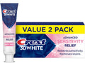 Crest 3D White Toothpaste Sensitivity Relief 2-pack 3.3 oz