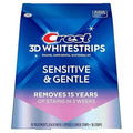 Crest 3D Whitestrips Sensitive & Gentle At-home Teeth Whitening Kit