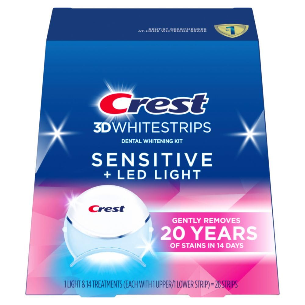 Crest Whitestrips Sensitive Whitening + LED Light