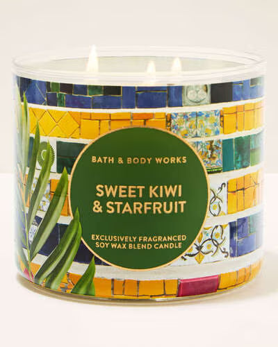 Sweet Kiwi and Starfruit 3-Wick Candle