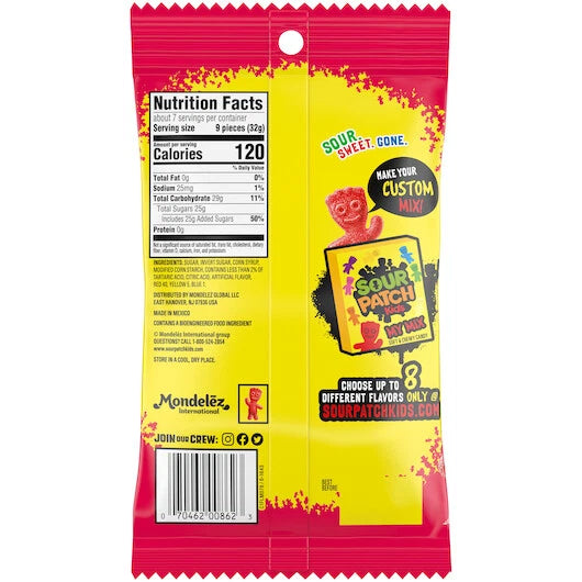 Sour Patch Soft & Chewy Candy Strawberry 8.0 oz