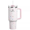 Stanley Cup 40 oz Pink Starry Stripes