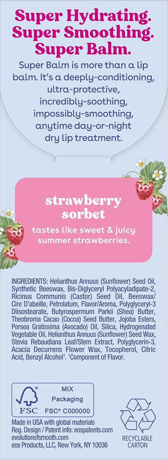 Superbalm Lip Butter Strawberry Sorbet