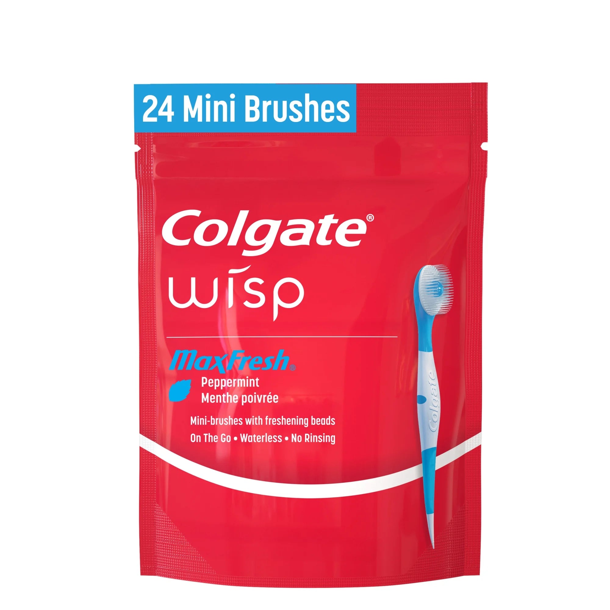 Colgate Wisp Mini Travel Toothbrushes (24 pack)