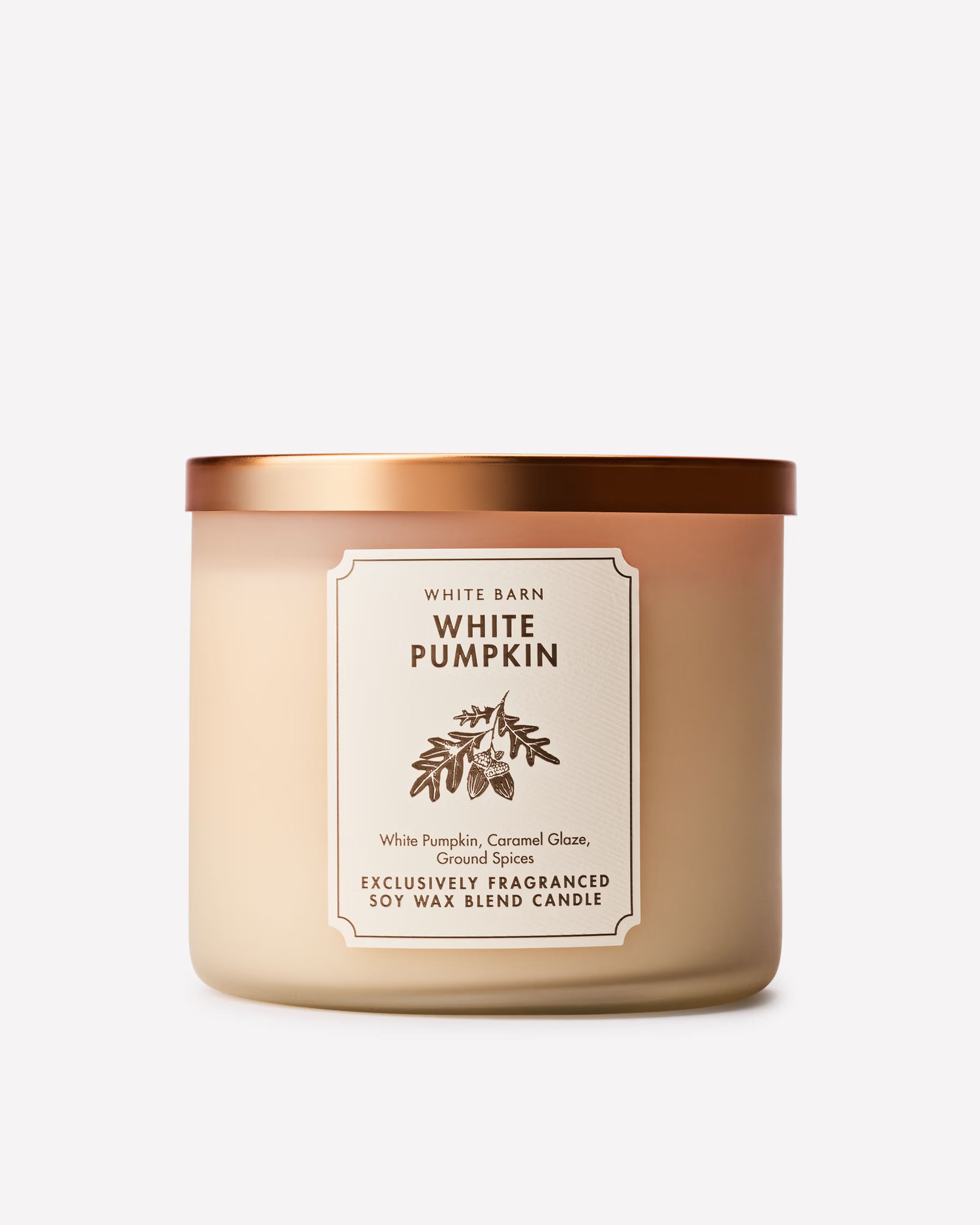 White Pumpkin 3-Wick Candle